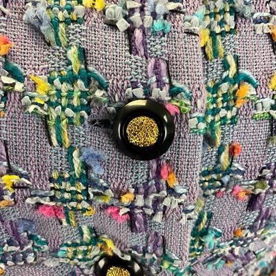 433 Vintage CARLISLE Lavender Multicolor Jacket Size 6