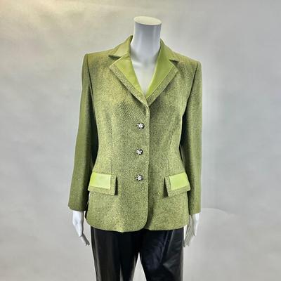 434 Vintage HOLLAND & HOLLAND London Green Coat Size 42