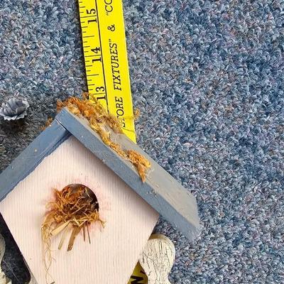 Small wooden bird houses