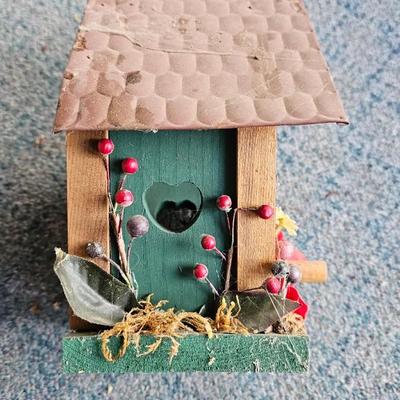 Small wooden bird houses
