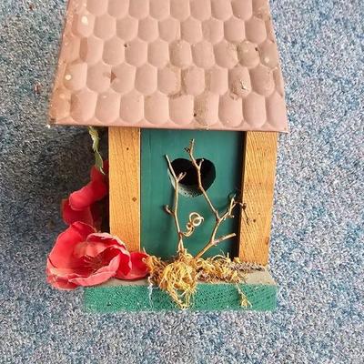 Small wooden bird houses