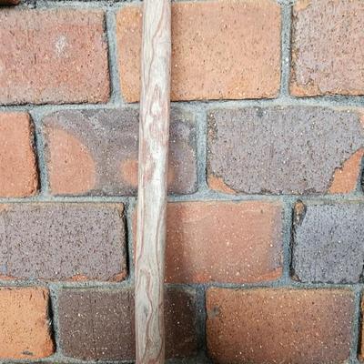 Hand carved one piece Wooden pitchfork UNIQUE! with two plant rooters