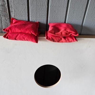 Corn Hole game with bean bags
