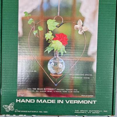 Framed bird wall art with Hand crafted plant rooter