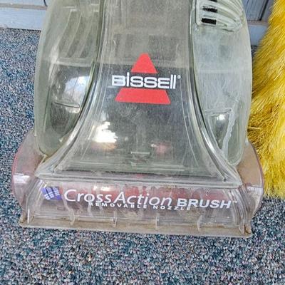 Bissell carpet cleaner - small Haan vacuum and a duster brush