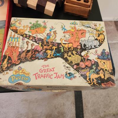 Games Puzzles lot Romper Room Wood Block Puzzles Victory Jig-saw