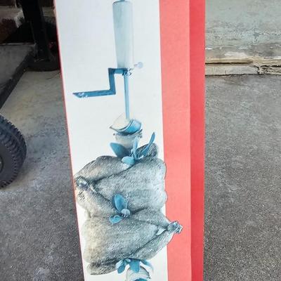 BBQ-Pro Outdoor grill with rotisserie and other cooking utensils