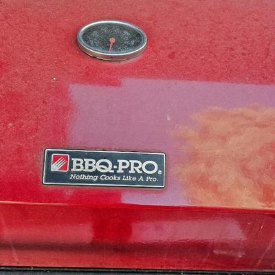 BBQ-Pro Outdoor grill with rotisserie and other cooking utensils