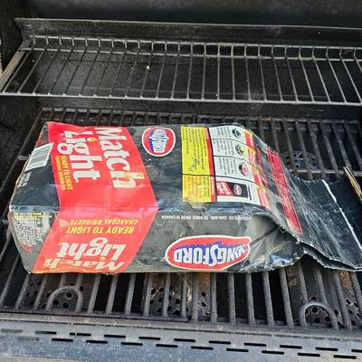 BBQ-Pro Outdoor grill with rotisserie and other cooking utensils