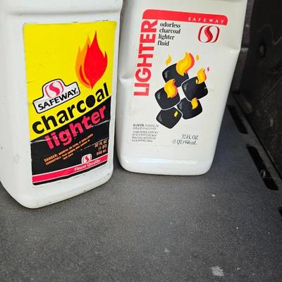 BBQ-Pro Outdoor grill with rotisserie and other cooking utensils