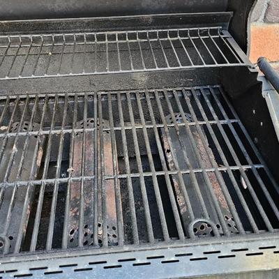 BBQ-Pro Outdoor grill with rotisserie and other cooking utensils