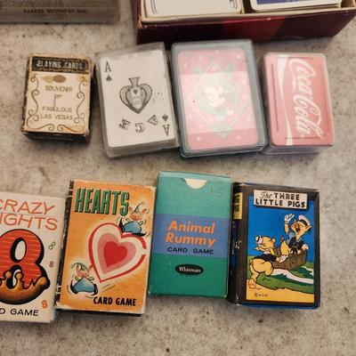 Playing Cards Games Lot Rook Rummy Flinch Casper OLD MAID Cowboy and Indians