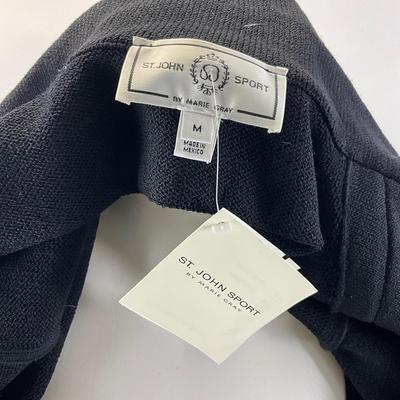 440 ST. JOHN Sport Black Jacket Size M