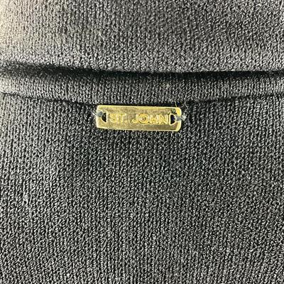 440 ST. JOHN Sport Black Jacket Size M