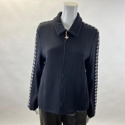 440 ST. JOHN Sport Black Jacket Size M