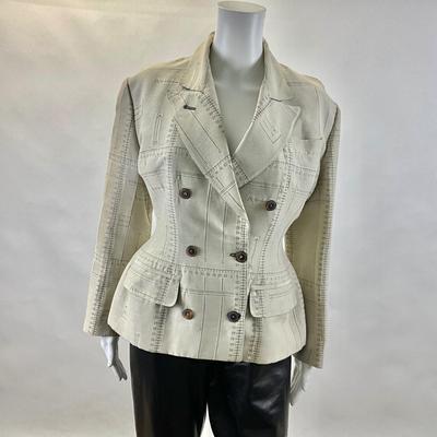 441 JEAN PAUL Silk Gaultier Jacket Size 40