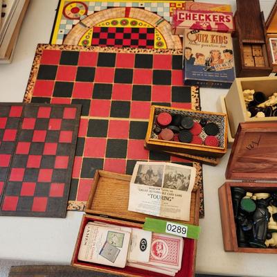 Checkers Chess Board Games Marblelike Dominoes