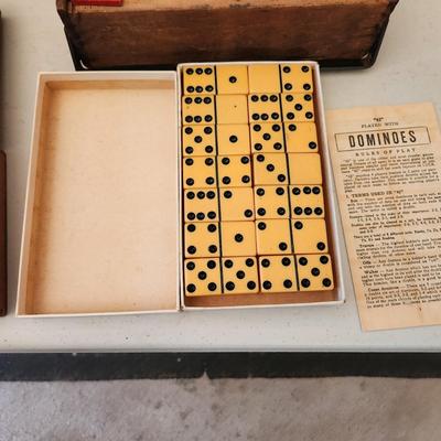 Checkers Chess Board Games Marblelike Dominoes