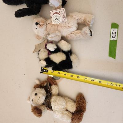 Lot of Plush Animals Boyds Stuffed Mohair, Investment Collection