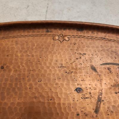 Vintage Roycroft Hammered Copper Serving Tray