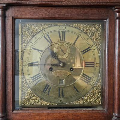 English Grandfather Clock, Circa 1800