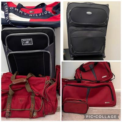 Big Luggage Lot - Bass, Tag, Tommy Hilfiger, Sketchers