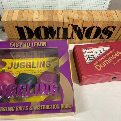 Juggling and dominoes