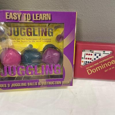 Juggling and dominoes