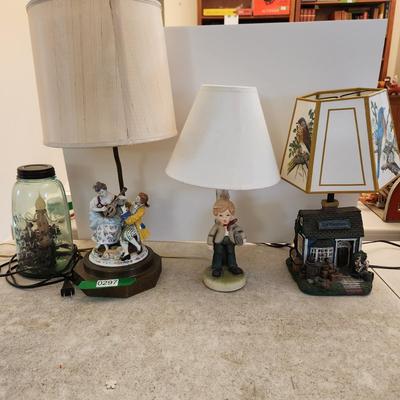 Lot of 4 Lamps