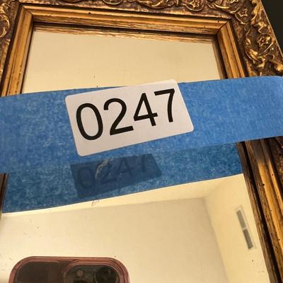 Lot of 5 Gold Gilded Framed Mirrors