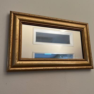 Lot of 5 Gold Gilded Framed Mirrors