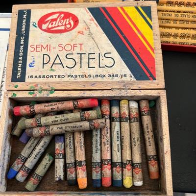 Huge Artist Lot - Oil Pastels, Colored Pencils, Watercolor Pencils, Chalk, Paint