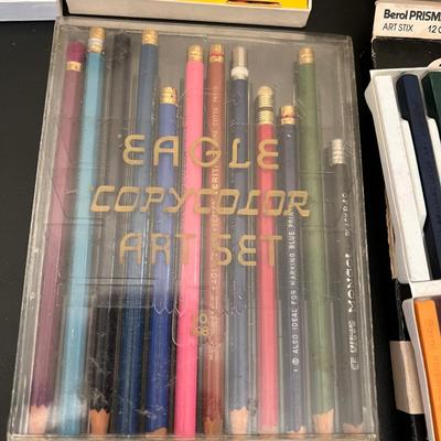 Huge Artist Lot - Oil Pastels, Colored Pencils, Watercolor Pencils, Chalk, Paint