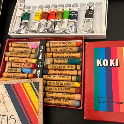 Huge Artist Lot - Oil Pastels, Colored Pencils, Watercolor Pencils, Chalk, Paint