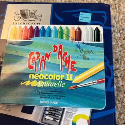 Huge Artist Lot - Oil Pastels, Colored Pencils, Watercolor Pencils, Chalk, Paint