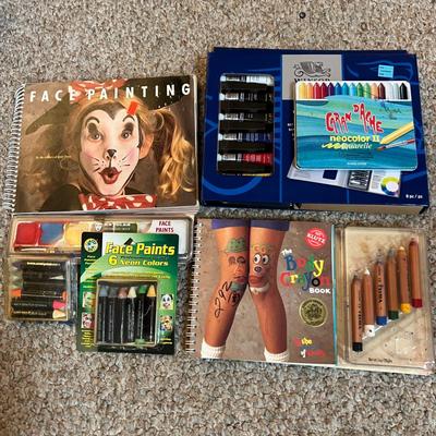 Huge Artist Lot - Oil Pastels, Colored Pencils, Watercolor Pencils, Chalk, Paint