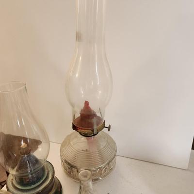 Lot of Oil Lamps