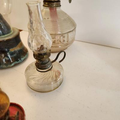 Lot of Oil Lamps