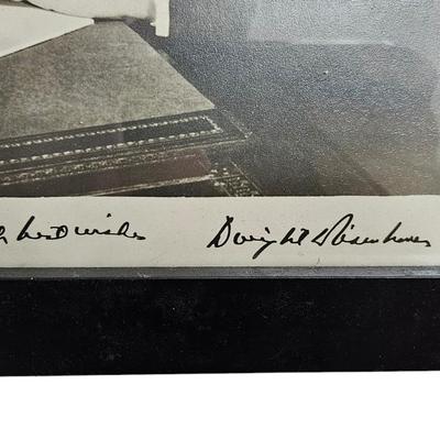 SIGNED PHOTOGRAPH OF GEN. DWIGHT D. EISENHOWER