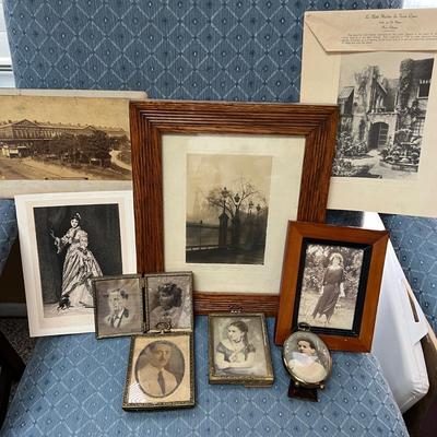 Lot Antique Pictures - Photos, Prints
