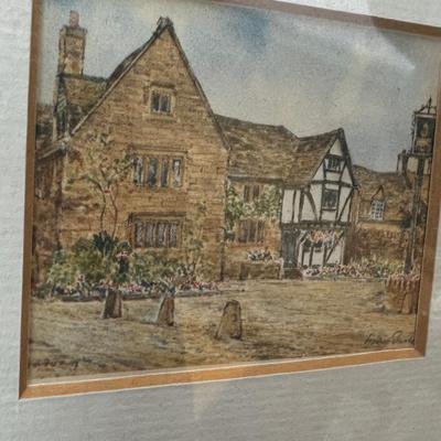 Lot Framed Vintage Art Prints