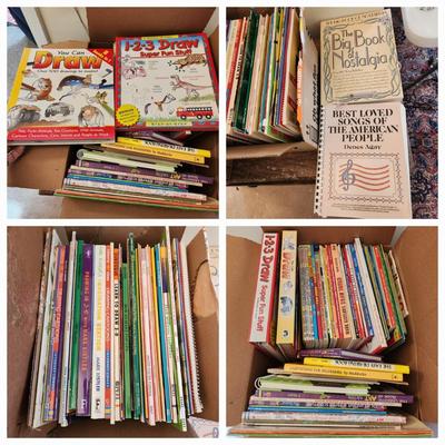 Large Lot of Art Drawing Books Cartoons How to Make Pop up and more