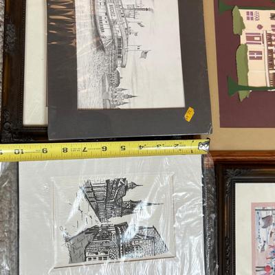 10 Piece Mixed Art Prints Lot