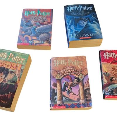 5 Harry Potter Book Lot