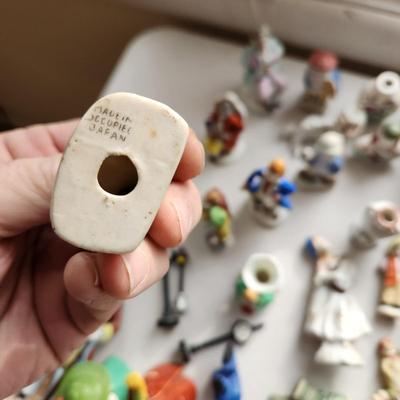 Collectibles lot of Small Figurines Occupied Japan, German Barometer