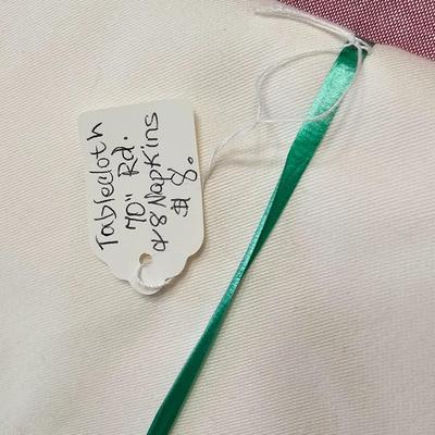 Large variety of rectangle tablecloths and placemats and furniture throws