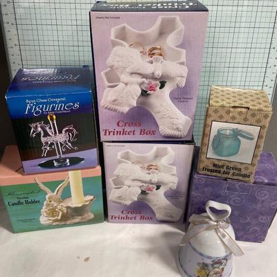 New in box trinket boxes and more