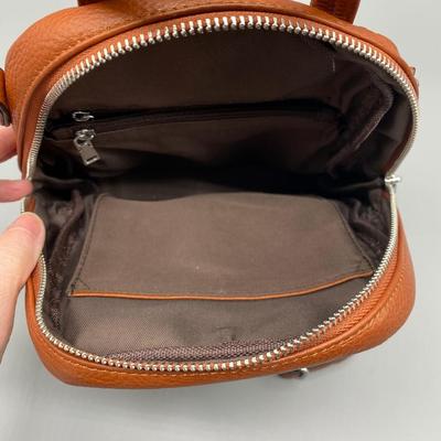 Altosy Leather Brown Backpack