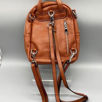 Altosy Leather Brown Backpack