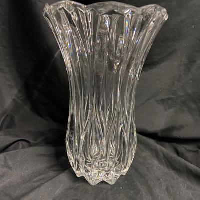 Crystal Vases and Pair of Stemmed Candleholders (1020BL-BM)